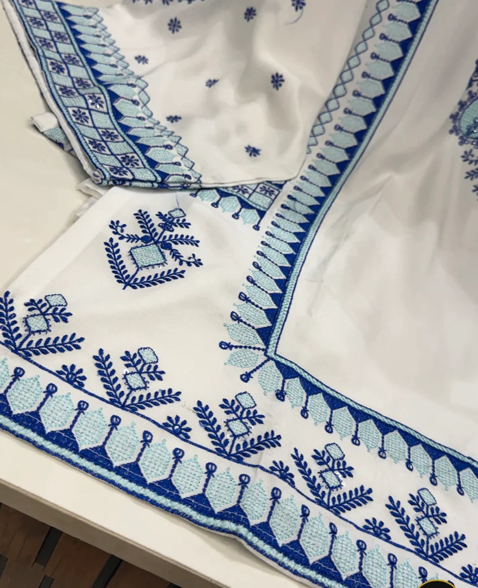 Aizel 3PC Stitched Dress