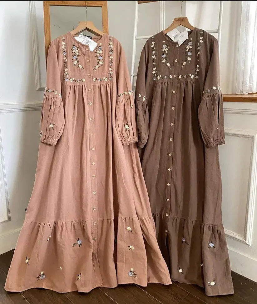 Gulab Embroiderd Stitched Frock