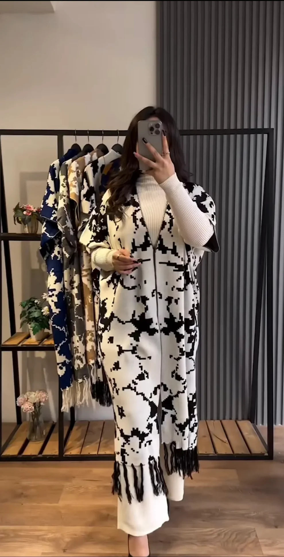 Capshawl printed 3PC-Set