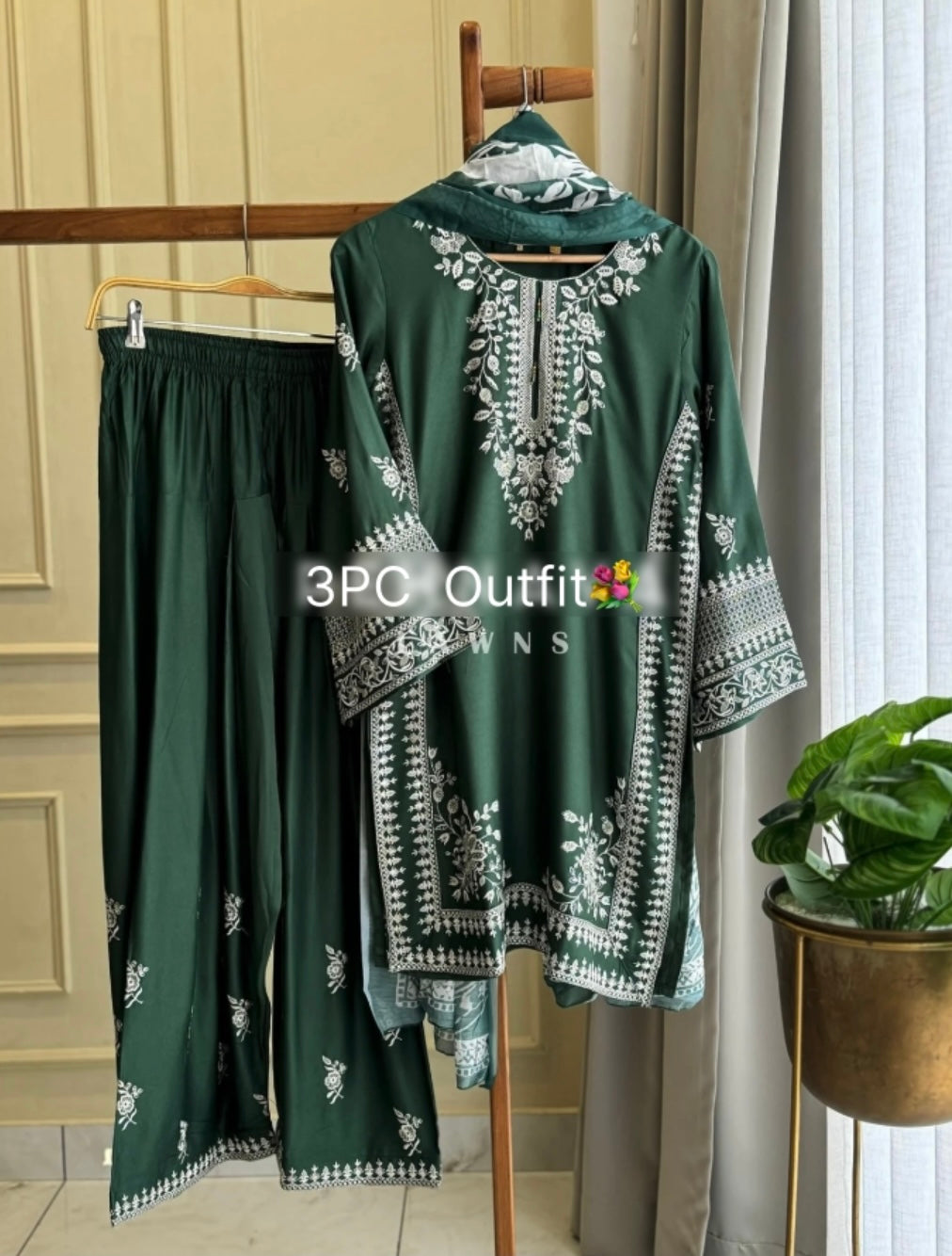 Embroidered Ethnic 3PC Set