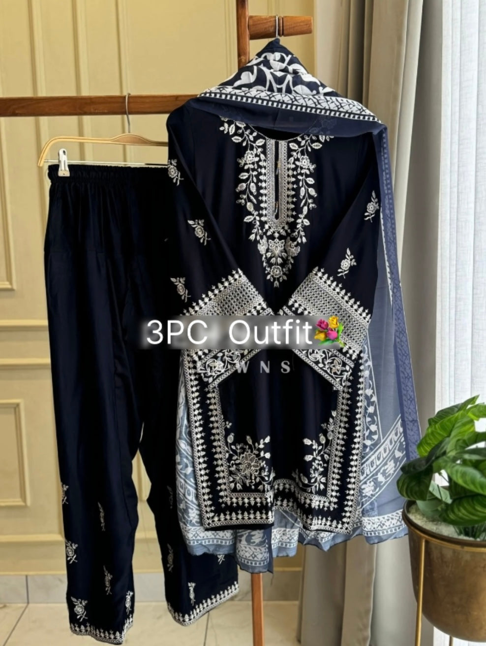 Embroidered Ethnic 3PC Set