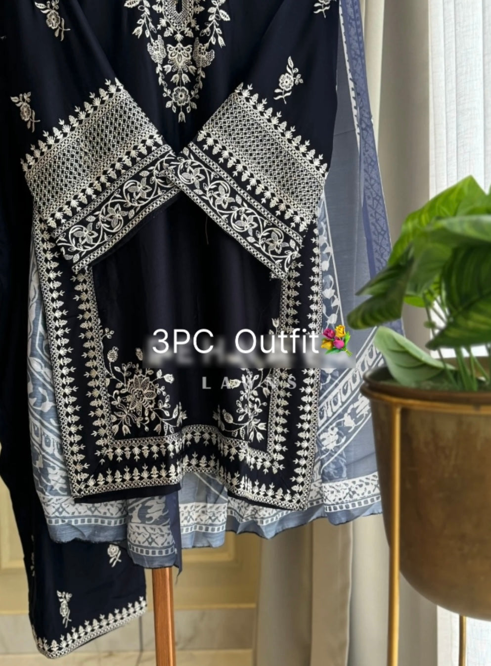 Embroidered Ethnic 3PC Set