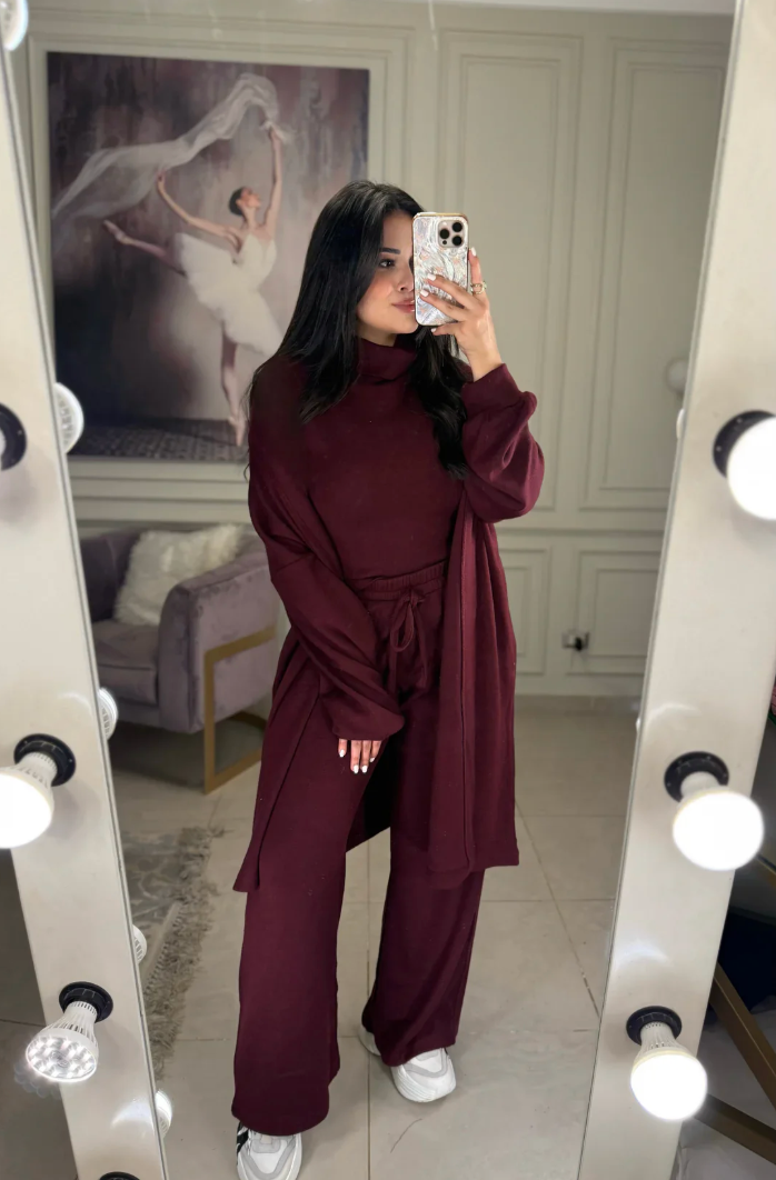 Winter Glam 3-Piece Fleece Outfit -