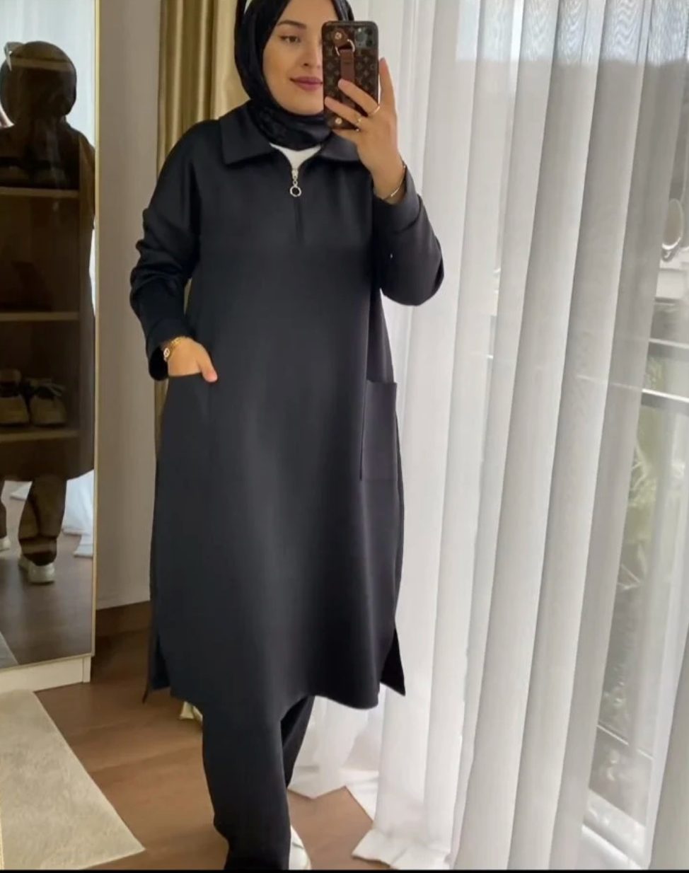 Front Pocket Style 2-PC Warm Winter Outfit