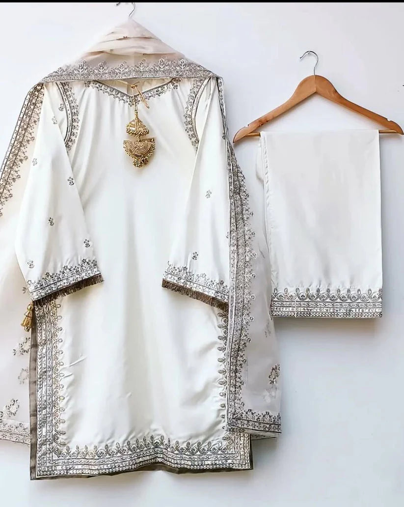 Chahat 3PC Stitched Dress