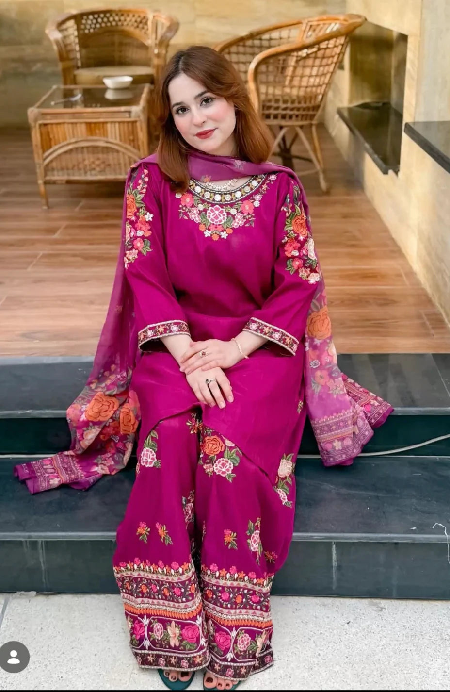 Maysuri 3PC Stitched Dress