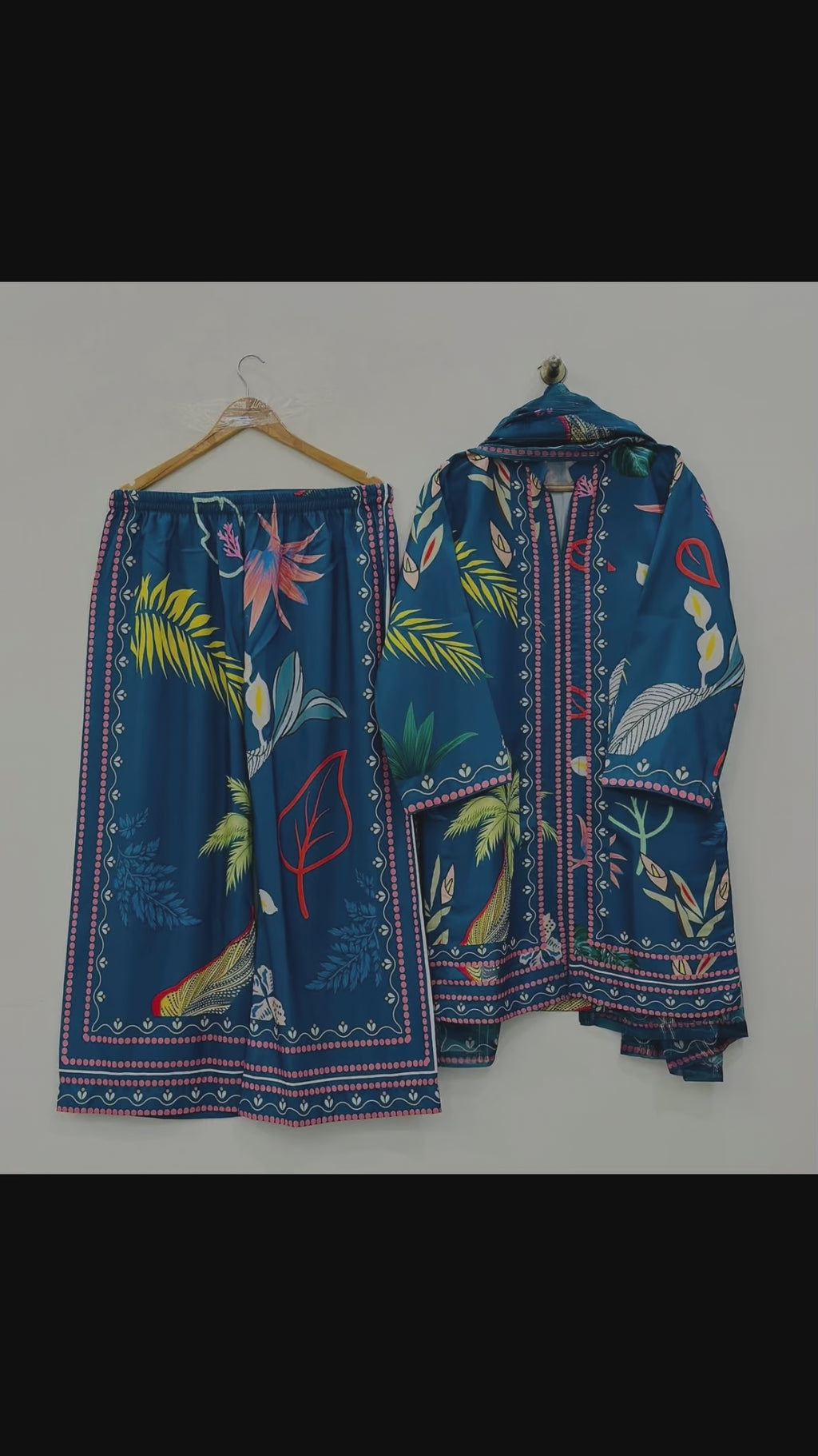 Mahjabeen Stitched 3PC-Dress