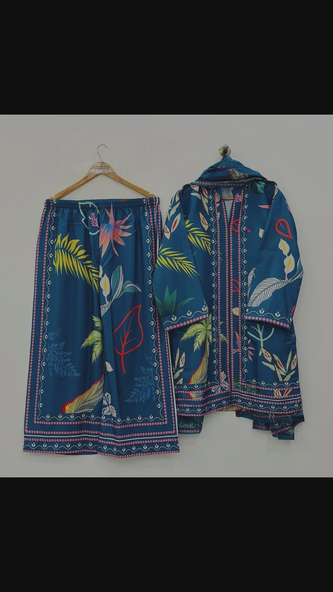 Mahjabeen Stitched 3PC-Dress