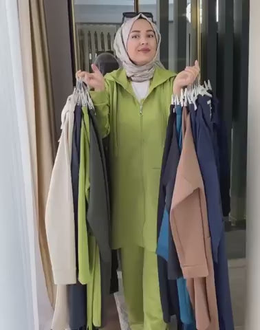 Front Pocket Style 2-PC Warm Winter Outfit